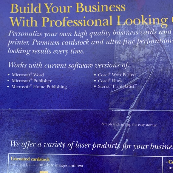 Avery | Laser Small Rotary Cards Pack of 400 Cards Make Business Cards Business - Picture 5 of 12